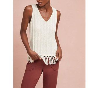 Anthropologie Eri + Ali Beachcomber Fringe Top